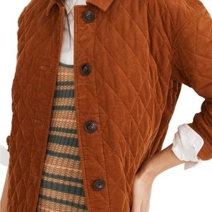NWT Madewell Quilted Corduroy Walton Shirt-Jacket size 2X